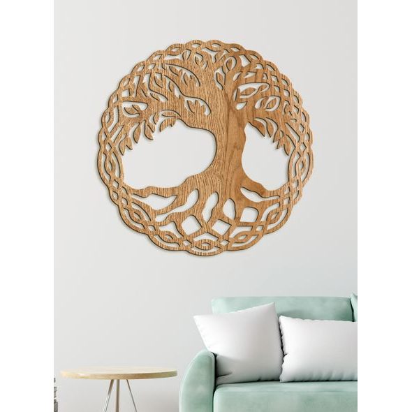 Strom života s propletenými větvemi