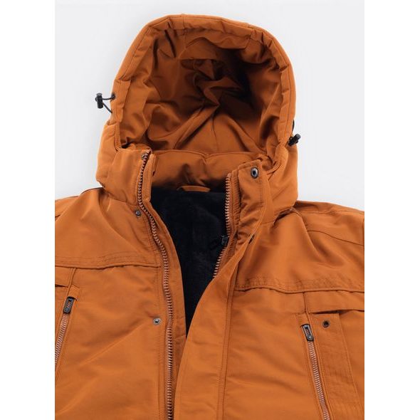 Pánská zimní bunda hnědá