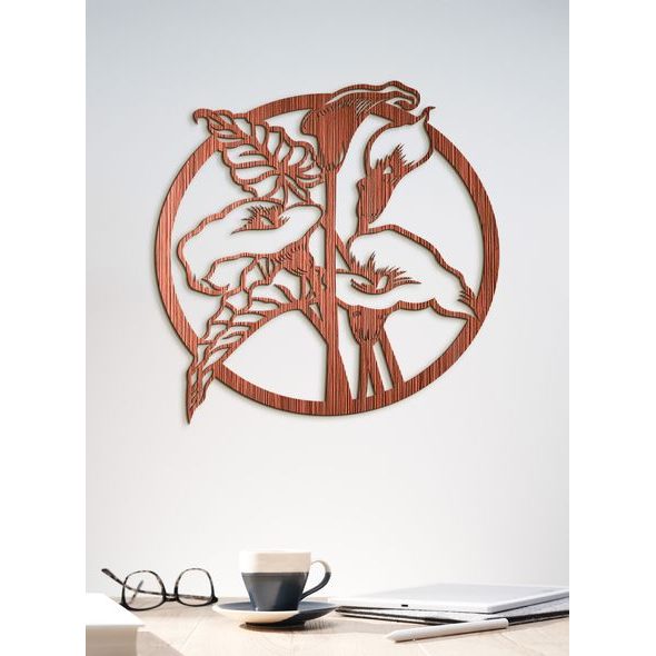 Dřevěná dekorace Kala