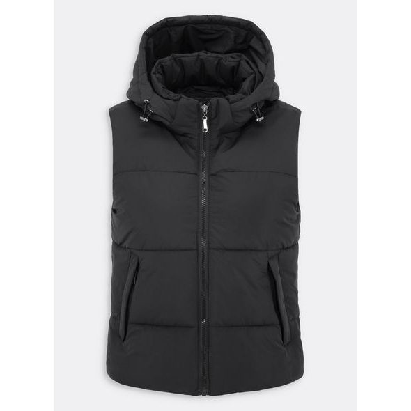 Dámska krátka vesta čierna