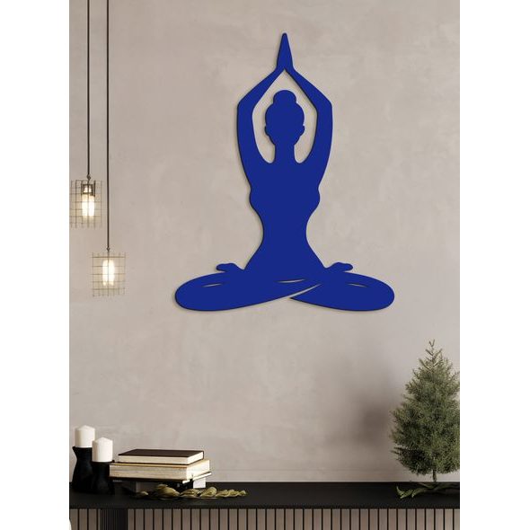 Dřevěný obraz Harmonie jógy