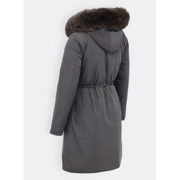 Dámská oboustranná bunda tmavě zeleno-černá