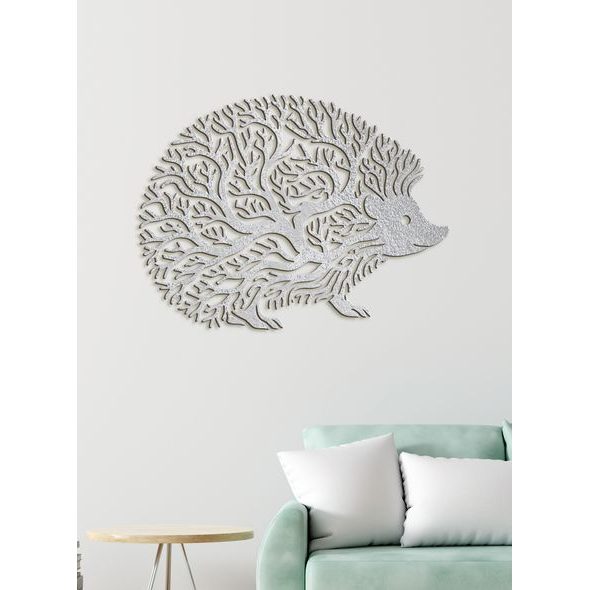 Dekorativní dřevěný obraz Ježek