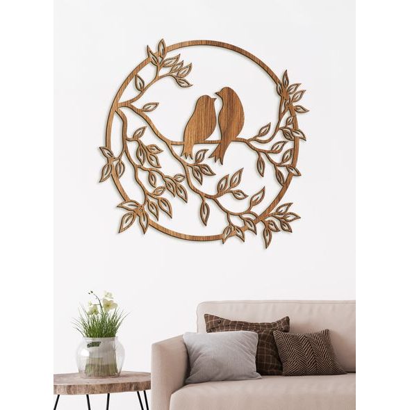 Mandala na Stenu štebot vtákov