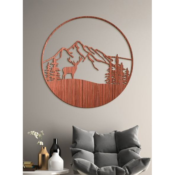 Mandala s motivem jelena