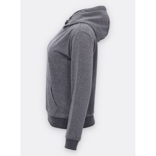 Dámská mikina s kapucí grafitová