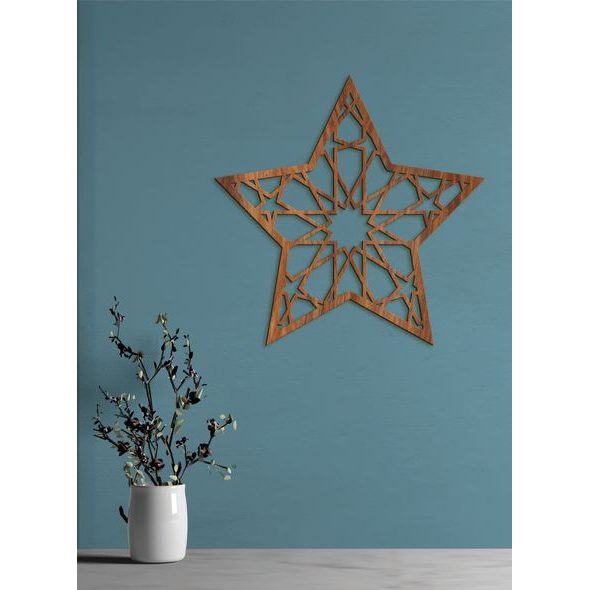 Dřevěný obraz Hvězda plná elegance