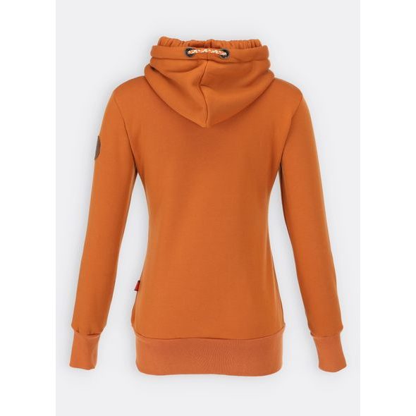 Dámská mikina s aplikacemi žlutá