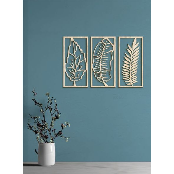 Tři kusy dřevěných obrazových listů