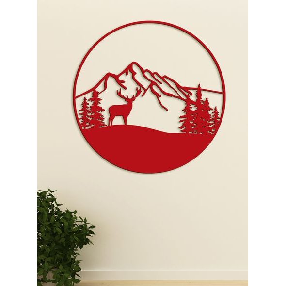 Mandala s motivem jelena