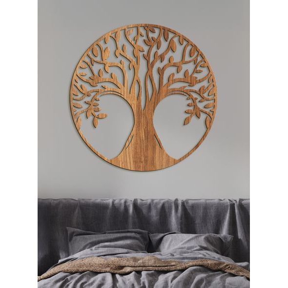Dřevěný obrázek stromu života