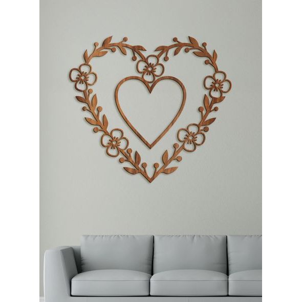 Romantický obraz na stenu HEART