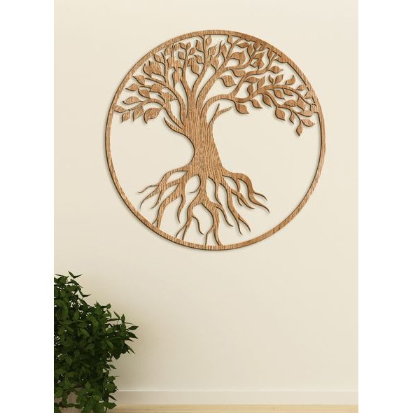 Dřevěný strom života Wind