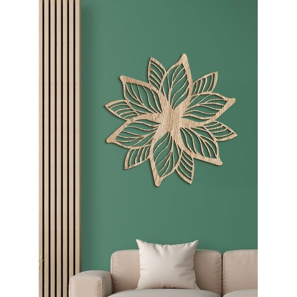 Luxusní dřevěná mandala Flower of Life