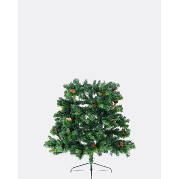 Umelý vianočný stromček Smrek Karpatský so šiškami
