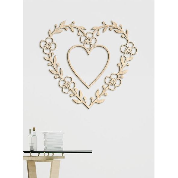 Romantický obraz na stenu HEART