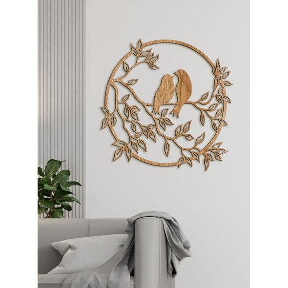 Mandala na Stenu štebot vtákov