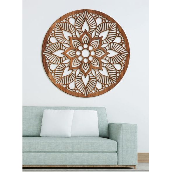 Exkluzivní dřevěná mandala ROSSA