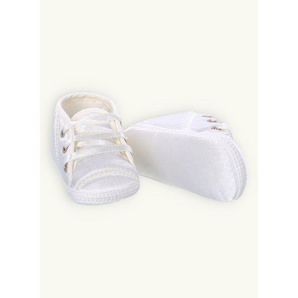 Dětské sváteční boty krémové