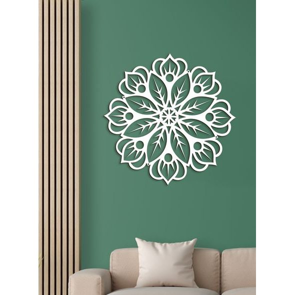 Dřevěná mandala na zeď BLOOM