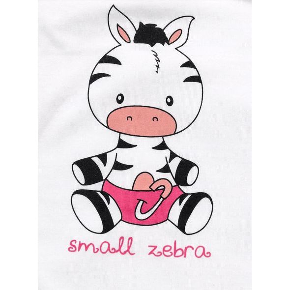 Kojenecká souprava Malá ZEBRA bílo-černá