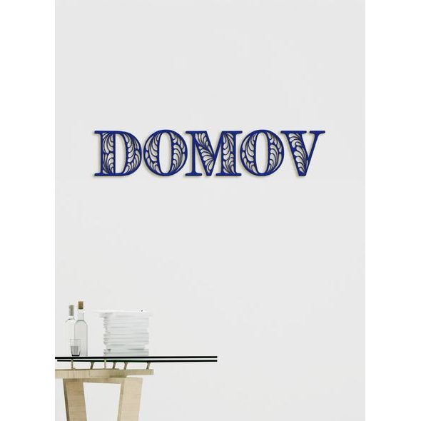 Drevený nápis "DOMOV"