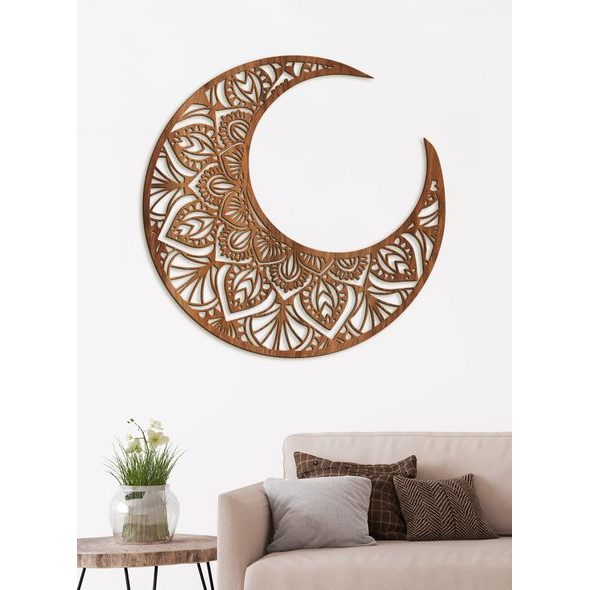 Dřevěná mandala POLMESIAC