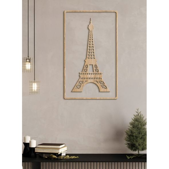 Dřevěný obrázek Eiffelovy věže
