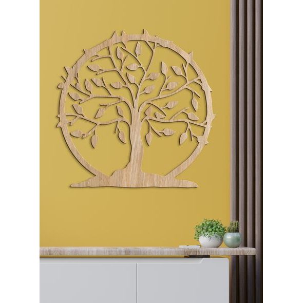 Dřevěná dekorace strom života