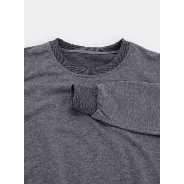 Dámská mikina bez kapuce grafitová