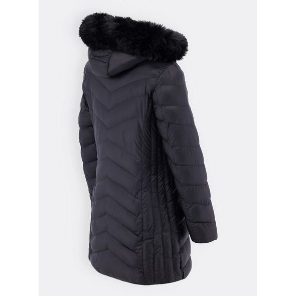 Dámska prešívaná bunda čierna