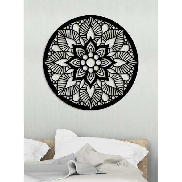 Exkluzivní dřevěná mandala ROSSA