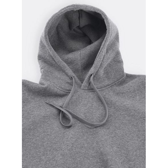 Dámská dlouhá mikina s kapucí šedá