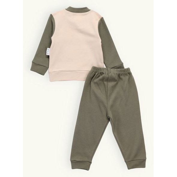 Dětská tepláková souprava KORYTNAČKA olivová