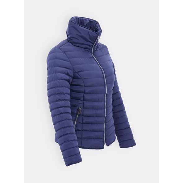 Dámská prošívaná bunda indigo