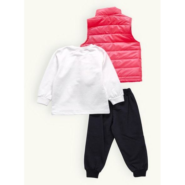 Dětská stylová tepláková souprava růžová