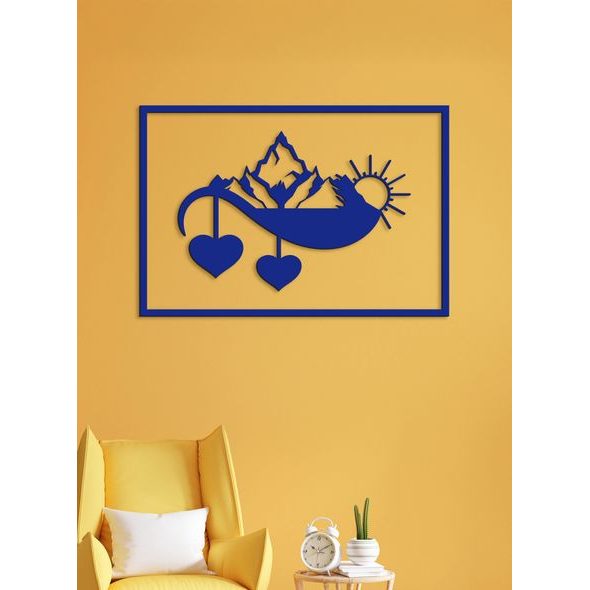 Dřevěný nástěnný obraz Západ slunce