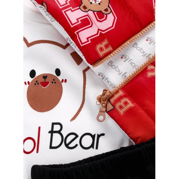 Dětská sada COOL BEAR červená