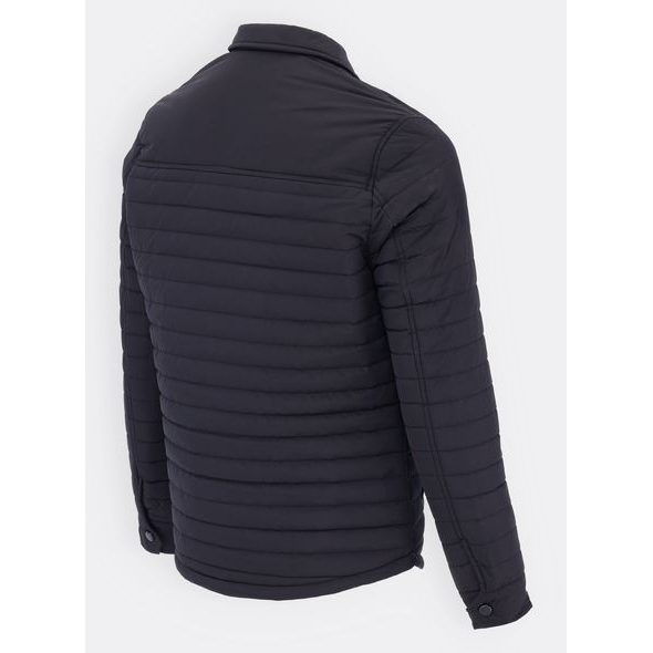 Pánská přechodná prošívaná bunda černá