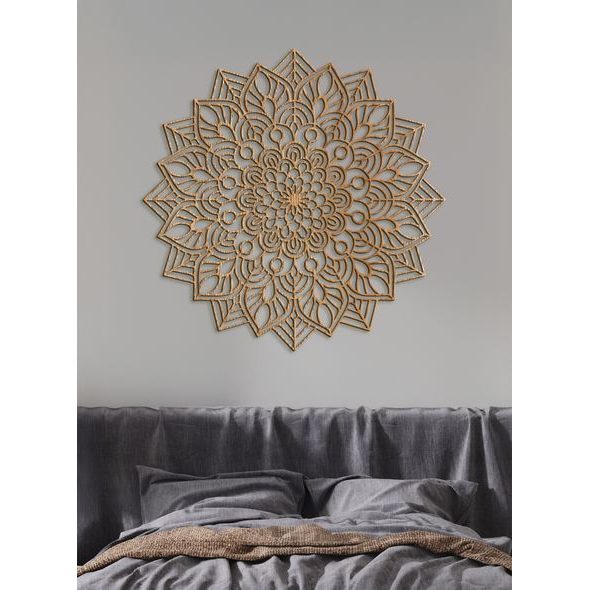 Dřevěná mandala LYSA