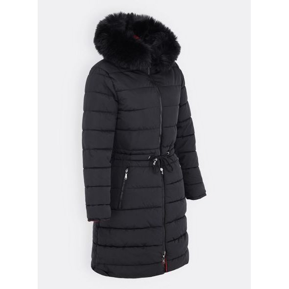 Dámská oboustranná bunda červeno-černá