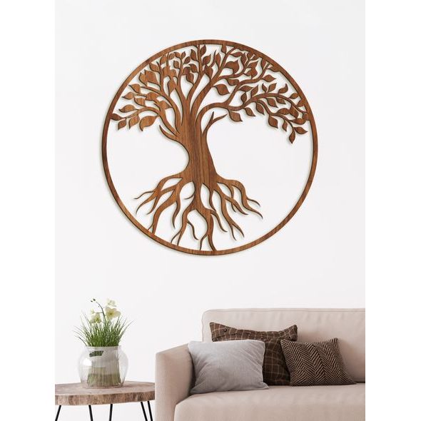 Dřevěný strom života Wind