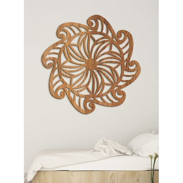 Dřevěná mandala Harmonie