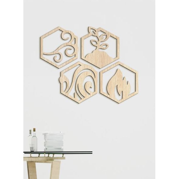 Moderní malba Čtyři živly