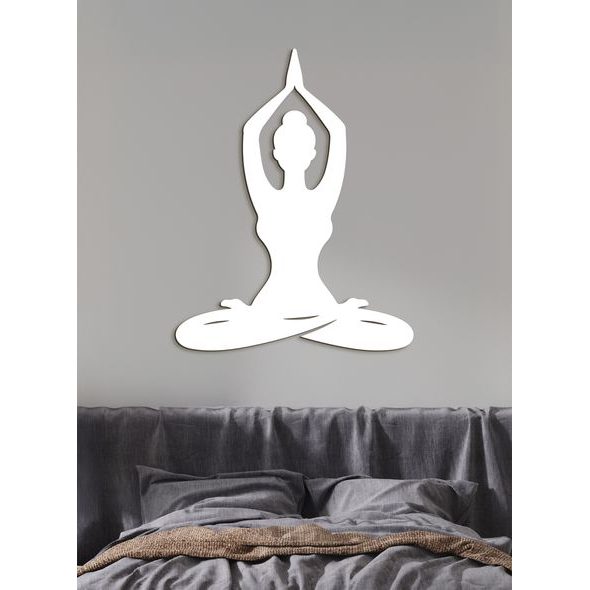 Dřevěný obraz Harmonie jógy