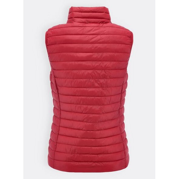 Dámska prešívaná vesta vínová