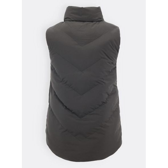 Dámská prodloužená vesta tmavě zelená