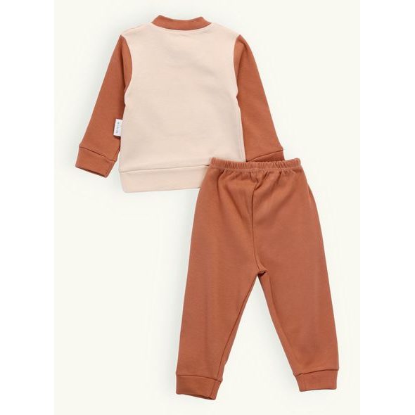 Dětská tepláková souprava KORYTNAČKA hnědá