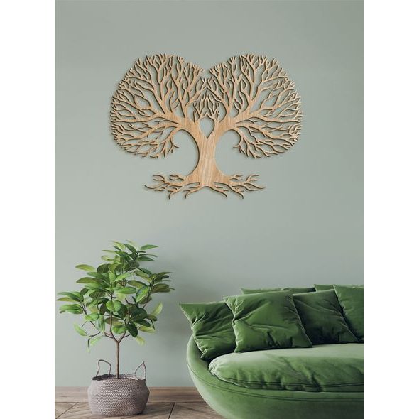 Dřevěný strom života Plíce Země