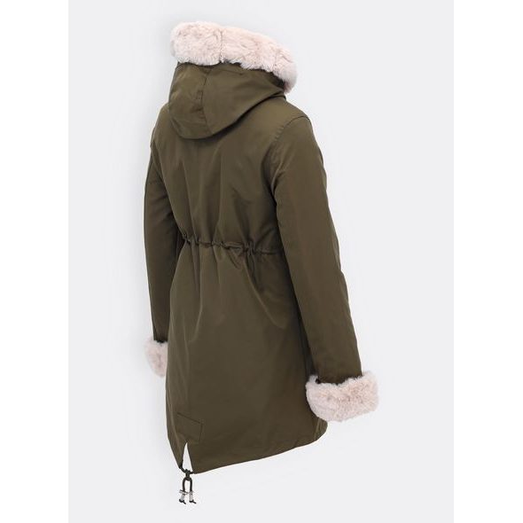 Dámská zimní bunda khaki